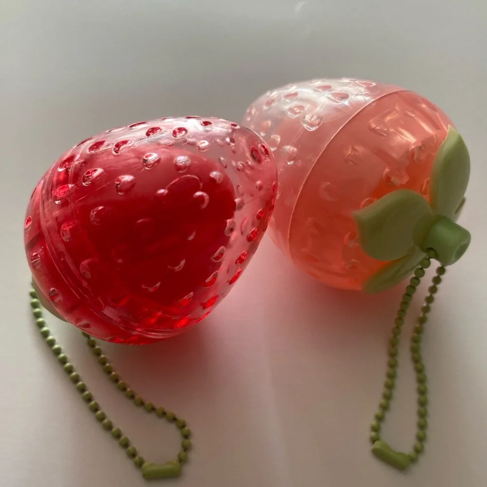 🔴 Strawberry-Shaped Lip Balm 🍓